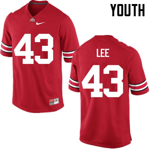 Ohio State Buckeyes #43 Darron Lee Youth Player Jersey Red OSU29846